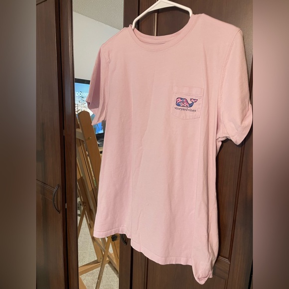 EUC Vineyard Vines Light Pink Tee XL - Picture 1 of 4